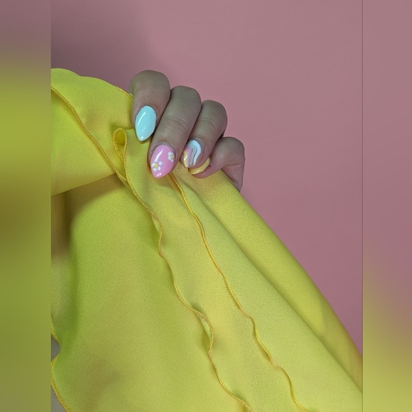 Beautiful Yellow/Orange Youth Skating Dress Size 12/14 Youth Jerry's Skating Wo - Picture 10 of 14